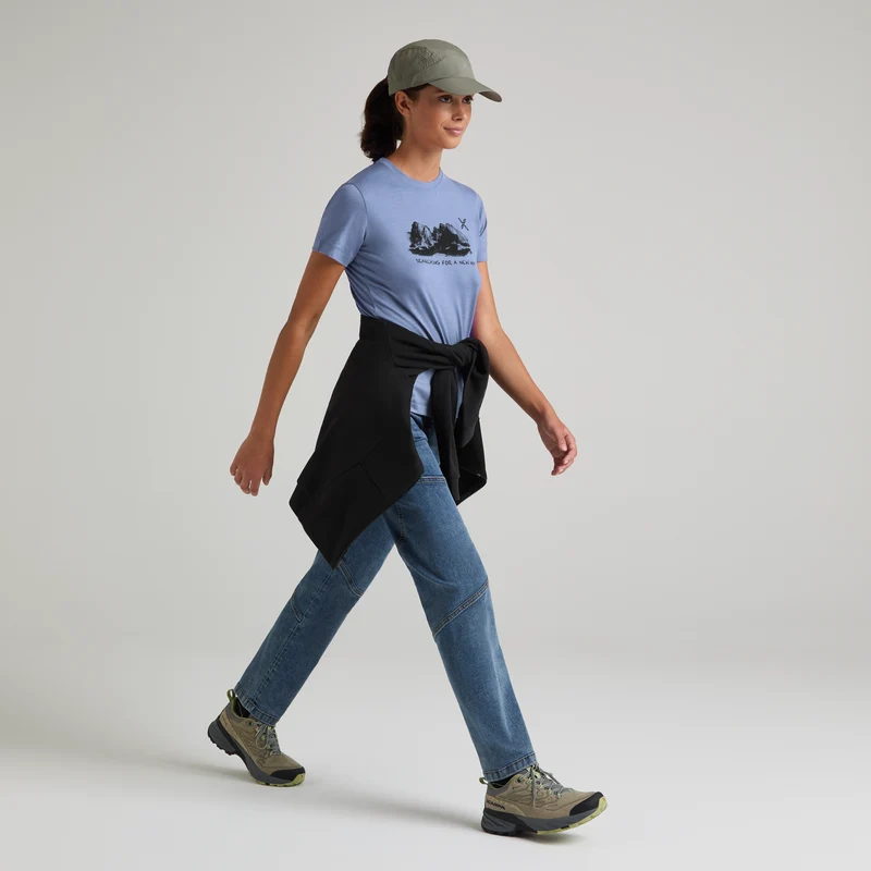 PEAKS MERINO T-SHIRT WOMAN