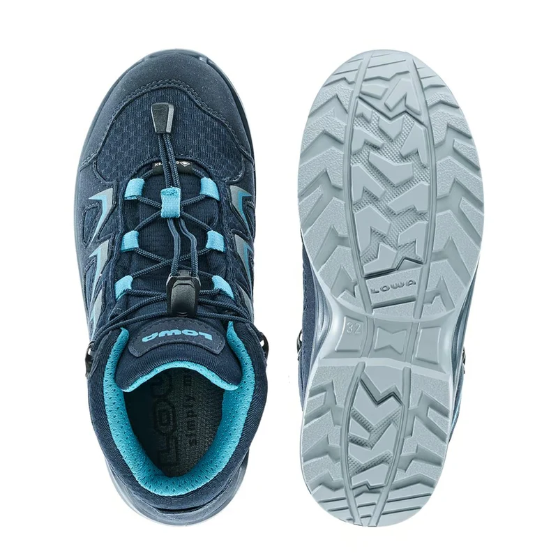 Lowa Kinder Outdoorschuhe Innox EVO GTX QC Junior Navy/ Türkis