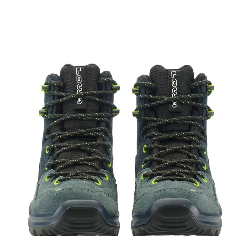Lowa Kinder Outdoorschuhe Wandax GTX MID Junior Dunkelpetrol/ Limone