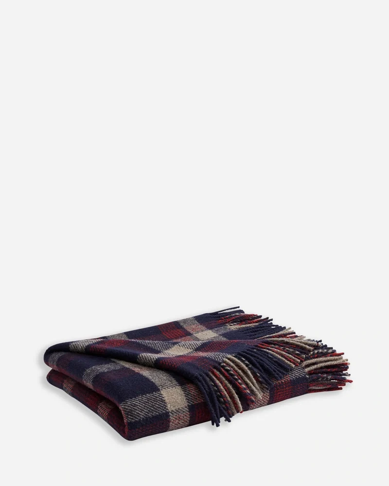 Pendleton Eco-Wise Washable Throw Kelso Plaid Navy