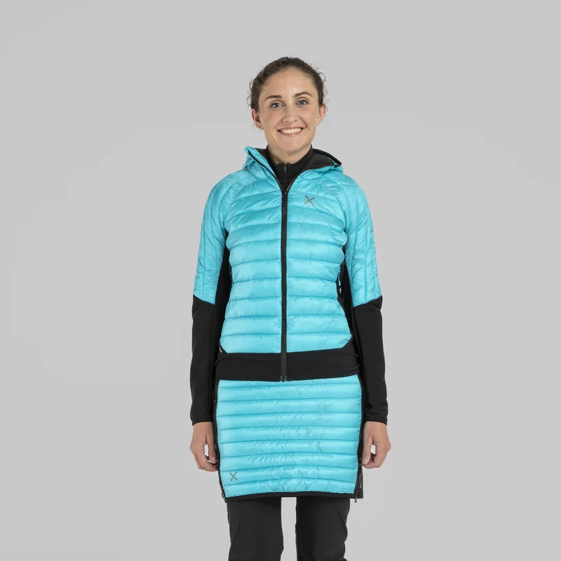 PEAK HYBRID HOODED JACKET WOM.