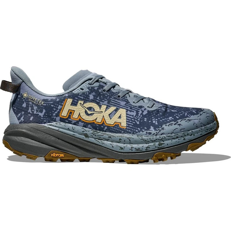 Hoka M Speedgoat 6 GTX Herren Trailrunningschuh washed-blue-asphalt-grey