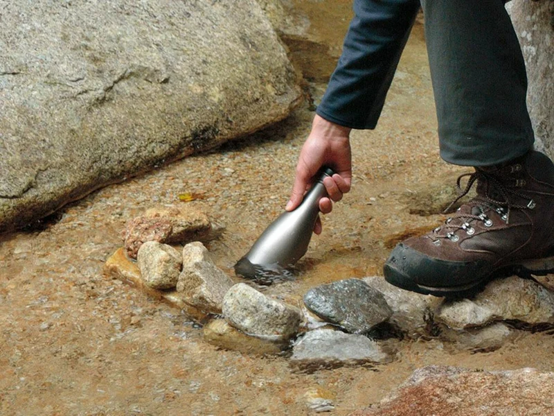 Snow Peak Titanium Sake Bottle