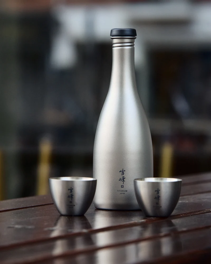 Snow Peak Titanium Sake Bottle
