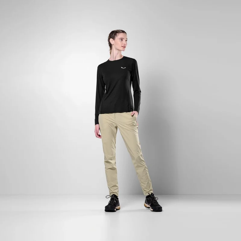 Salewa Puez Dry Tee Damen Longsleeve black-out