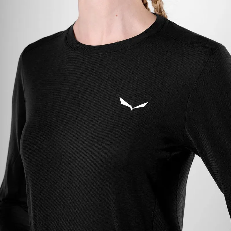 Salewa Puez Dry Tee Damen Longsleeve black-out