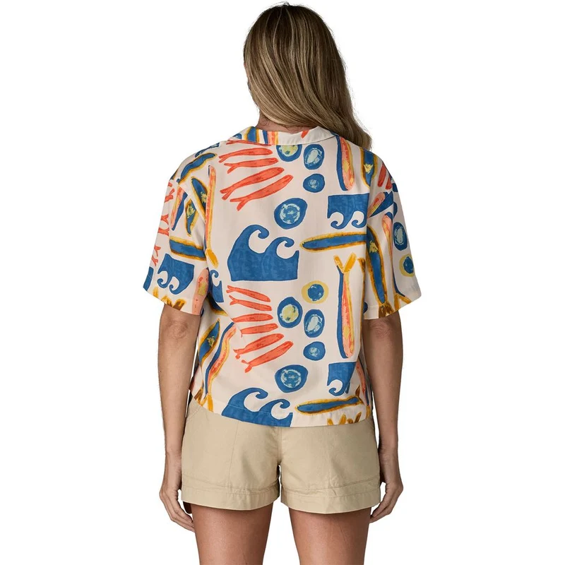 Patagonia W's Tidal Threads Damen Hemd sardines: natural