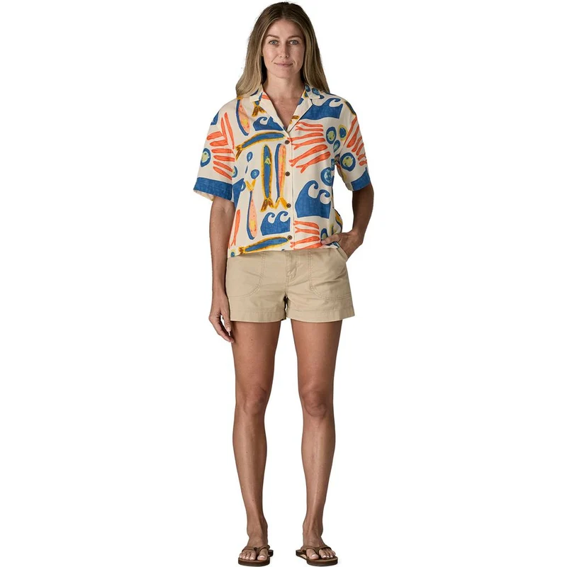 Patagonia W's Tidal Threads Damen Hemd sardines: natural