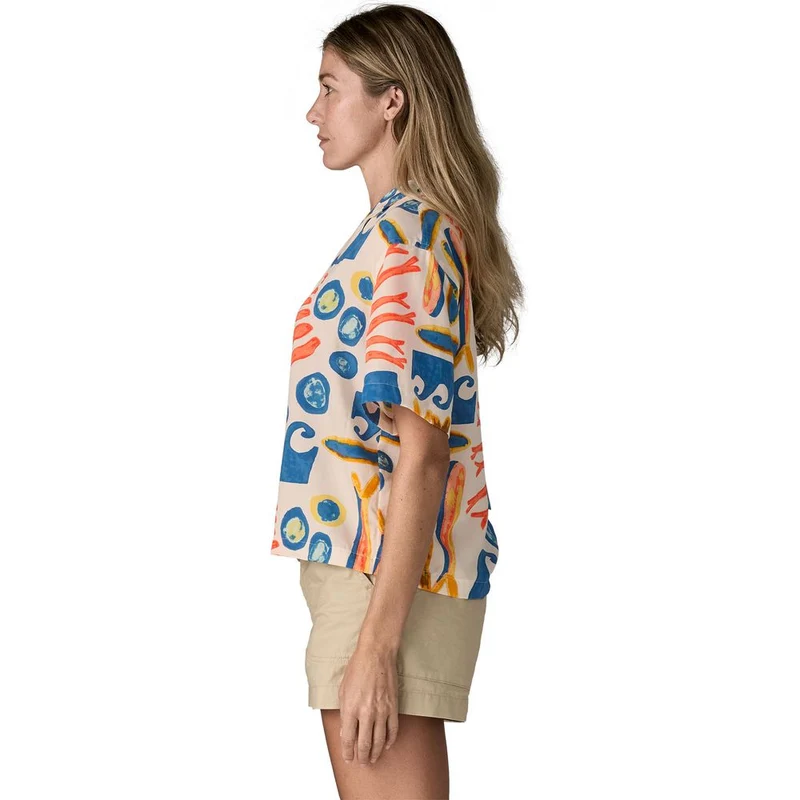 Patagonia W's Tidal Threads Damen Hemd sardines: natural