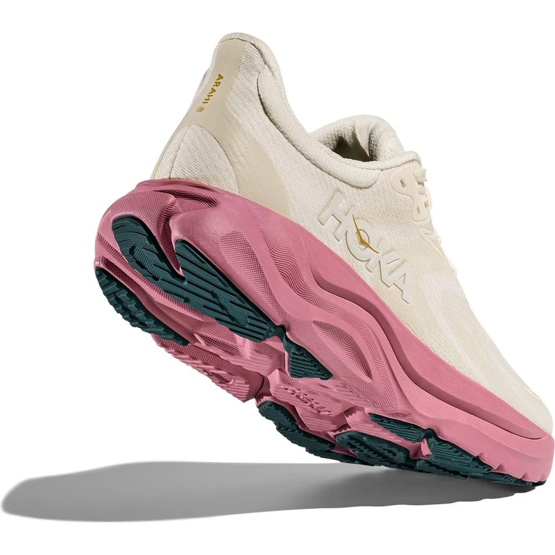 Hoka W Arahi 8 Damen Laufschuh alabaster-lingonberry