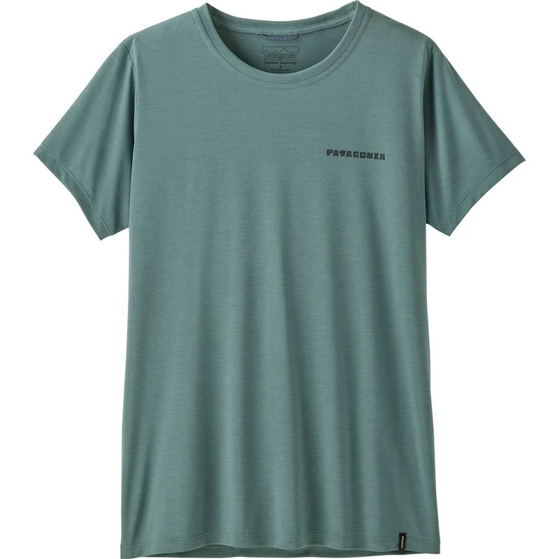 Patagonia W's Cap Cool Daily Damen Funktionsshirt - Mother Rays shore blue-light shore blue x dye