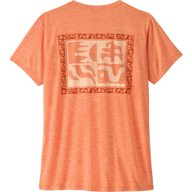 Patagonia W's Cap Cool Daily Damen Funktionsshirt - Mother Rays peach sherbet