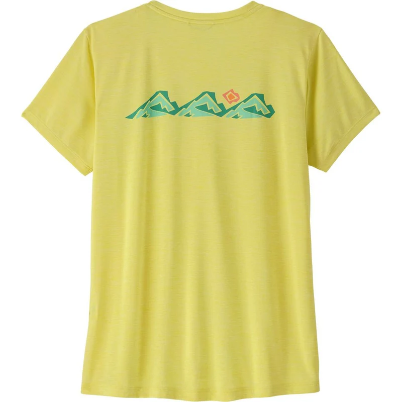 Patagonia W’s Capilene Cool Daily Damen Funktionsshirt - Trailcheck lemon zest
