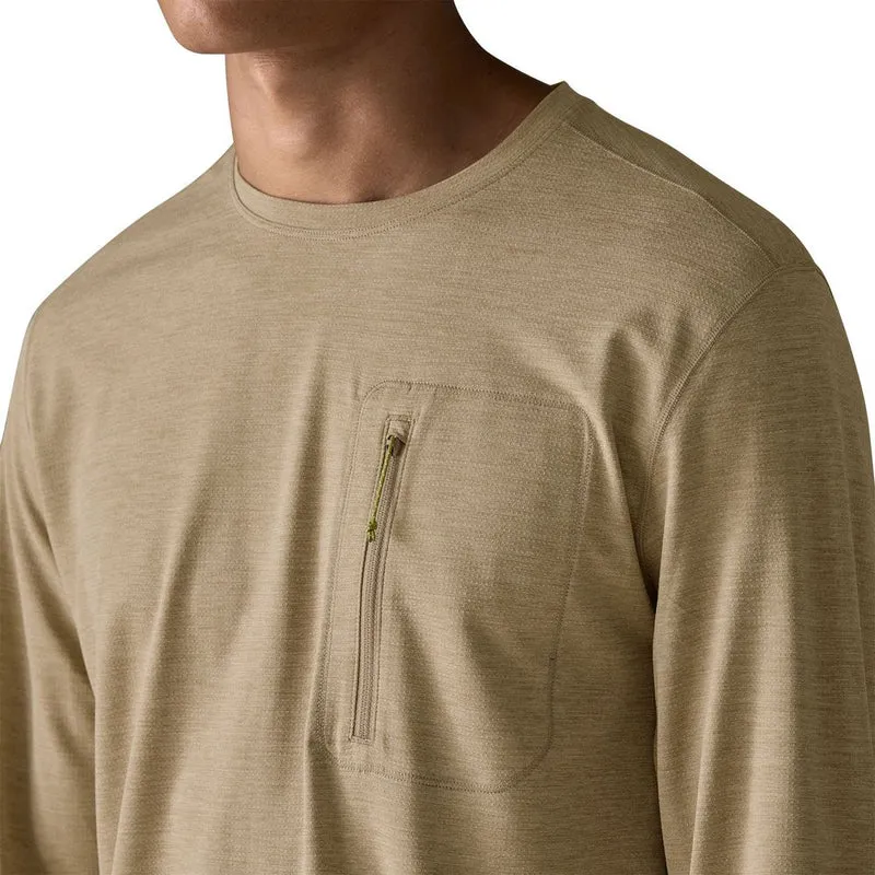 Patagonia M’s Long-Sleeved Capilene Cool Sun Herren Langarmshirt seabird grey light seabird grey x dye