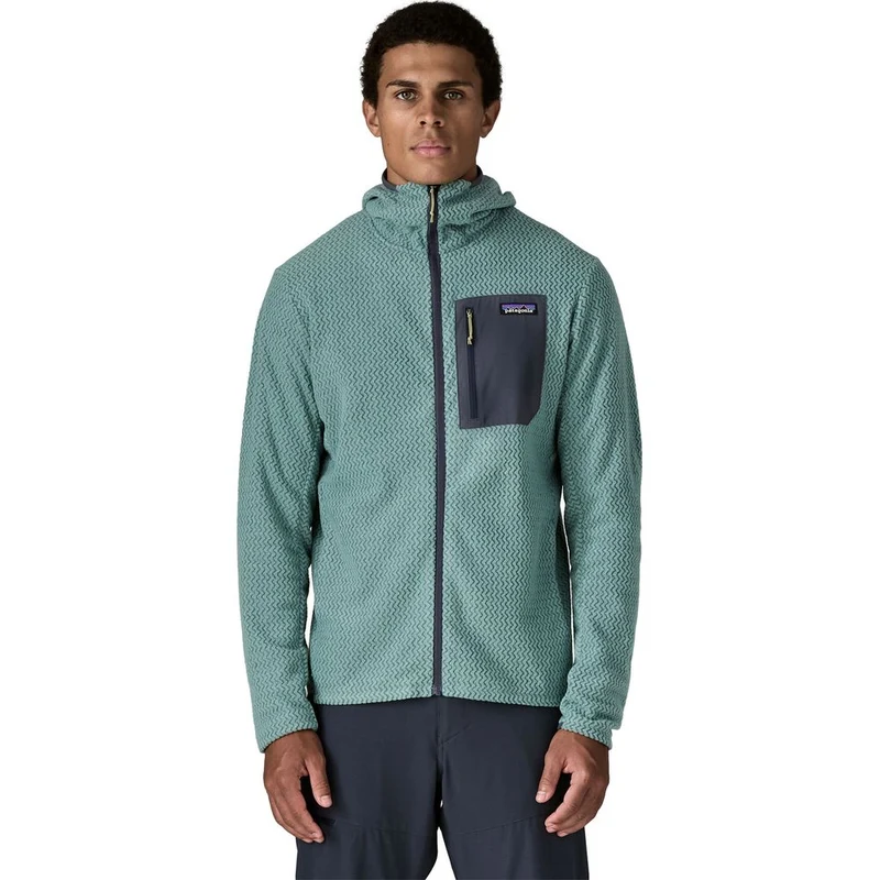 Patagonia M's R1 Air Full-Zip Herren Fleecejacke blue sage