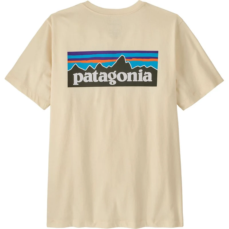 Patagonia M's P-6 Logo Herren T-Shirt undyed natural