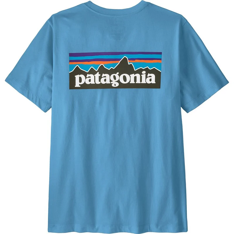 Patagonia M's P-6 Logo Herren T-Shirt shore blue