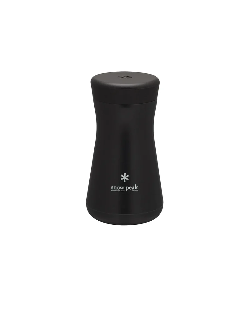 Snow Peak Stainless Vacuum Bottle Tsuzumi 350 Black