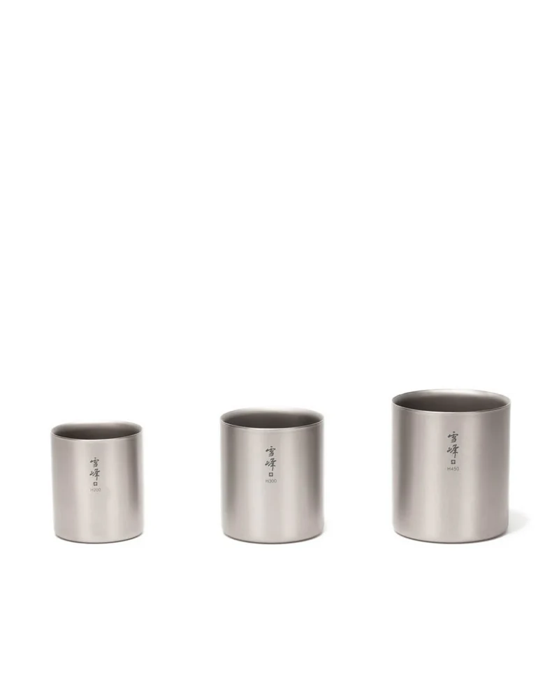 Snow Peak Titanium Double Wall H450 Stacking Mug