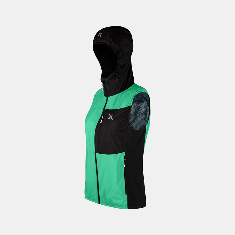 TRACCIA OCTA HOODED VEST WOMAN