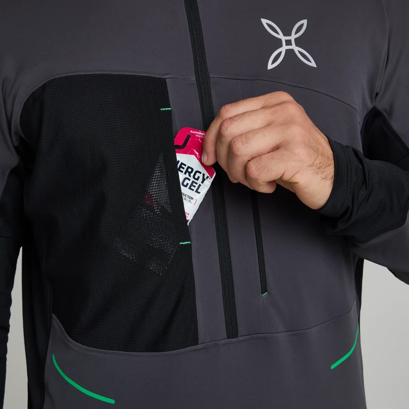 RITMO PTC AIRCORE HALF ZIP MAGLIA