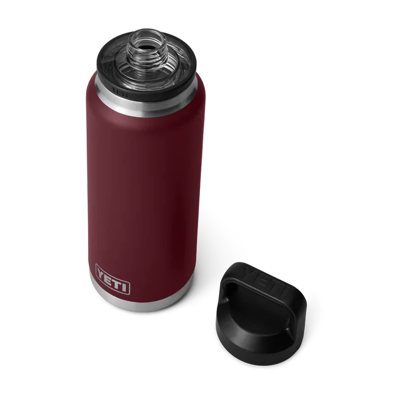 Yeti Rambler Bottle Chug 36oz Wild Wine Red