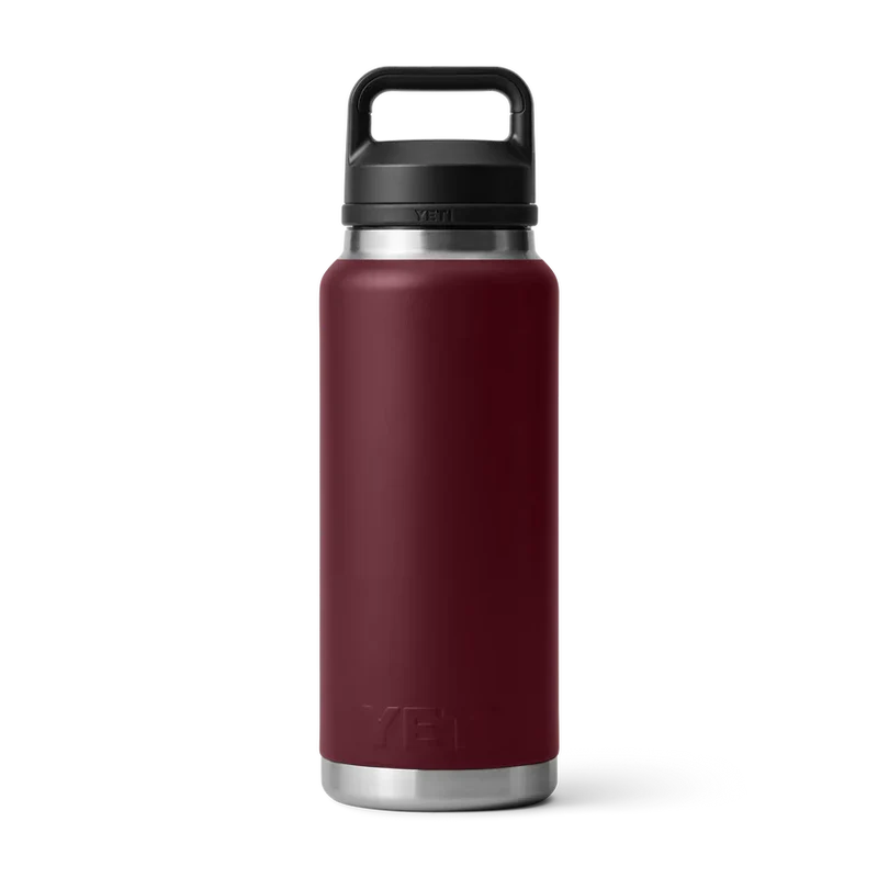 Yeti Rambler Bottle Chug 36oz Wild Wine Red