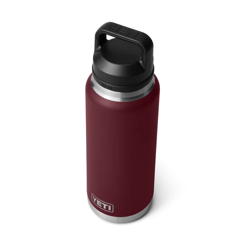 Yeti Rambler Bottle Chug 36oz Wild Wine Red