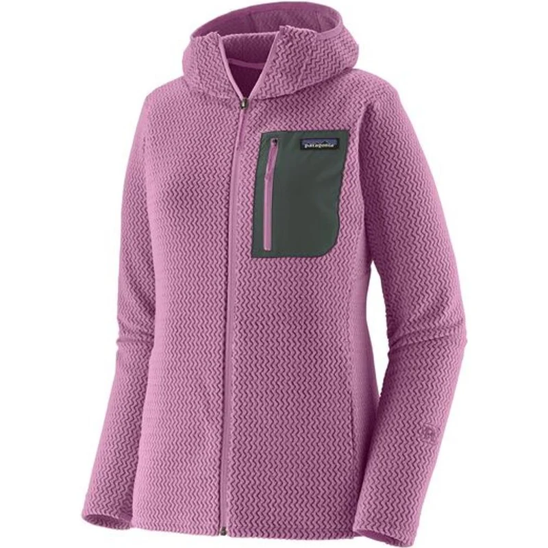 Patagonia W's R1 Air Full-zip Hoody Damen Fleecejacke brisk purple