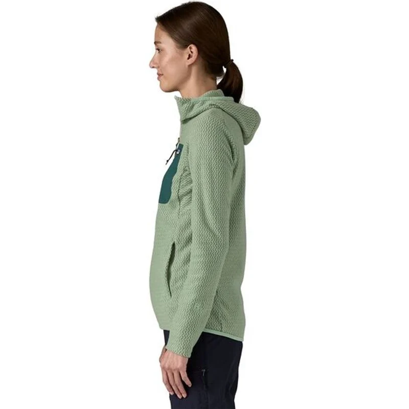 Patagonia W's R1 Air Full-zip Hoody Damen Fleecejacke ellwood green