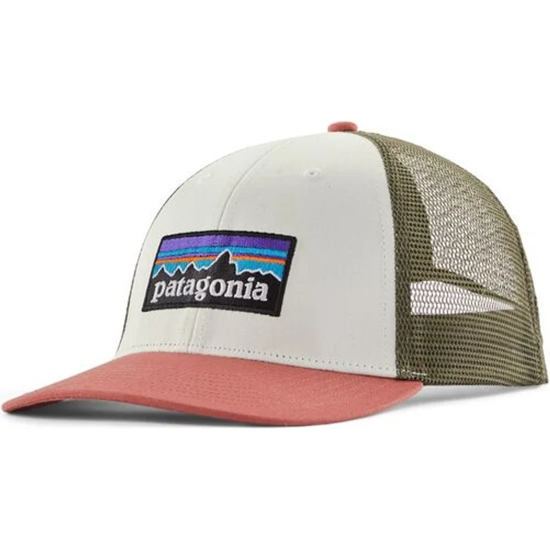 Patagonia P-6 Logo Lopro Trucker Cap birch white
