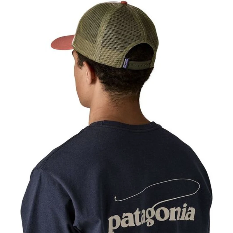Patagonia P-6 Logo Lopro Trucker Cap birch white