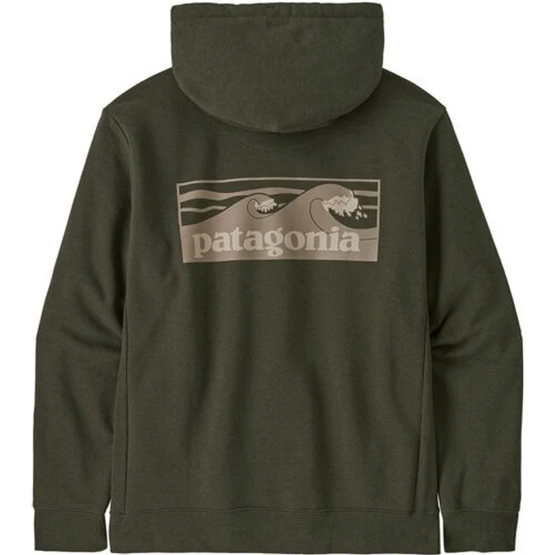 Patagonia M's Boardshort Logo Uprisal Herren Hoody basin green