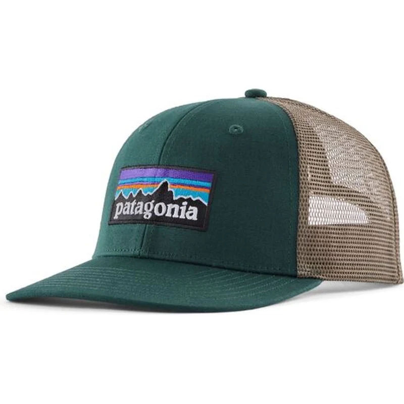 Patagonia P-6 Logo Trucker Cap cascade green