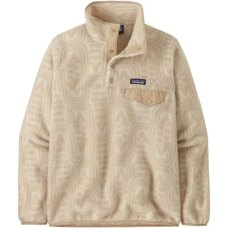 Patagonia W's LW Synch Snap-t P/o Damen Fleecepullover flow: dyno white