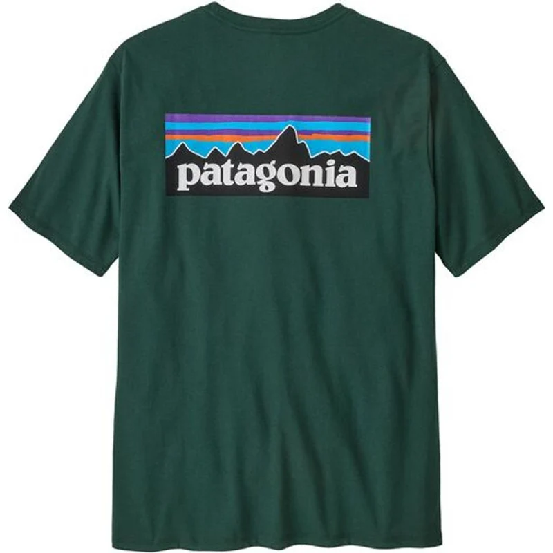 Patagonia M's P-6 Logo Responsibili Herren T-Shirt cascade green