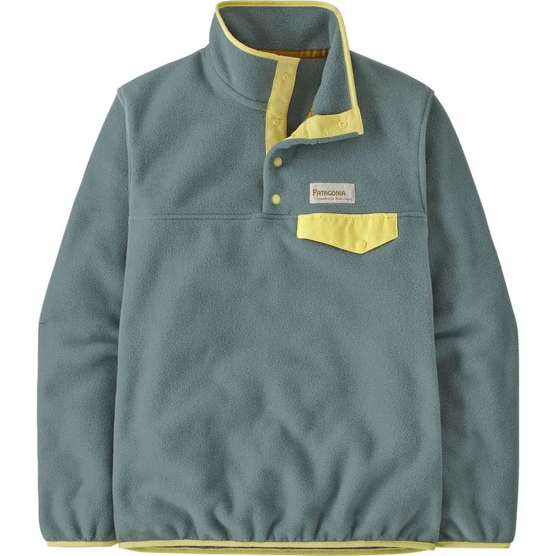 Patagonia W's Lightweight Synchilla Snap-T Damen Fleece-Pullover blue sage