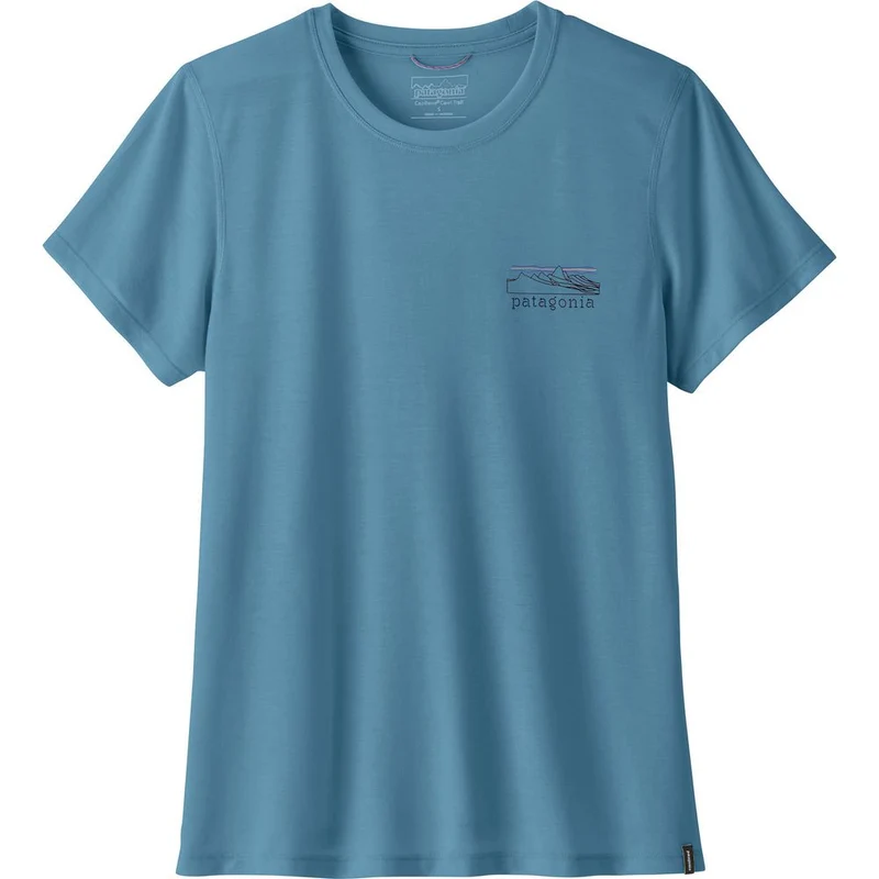 Patagonia W's Capilene Cool Trail Damen T-Shirt - Stratapeaks shore blue