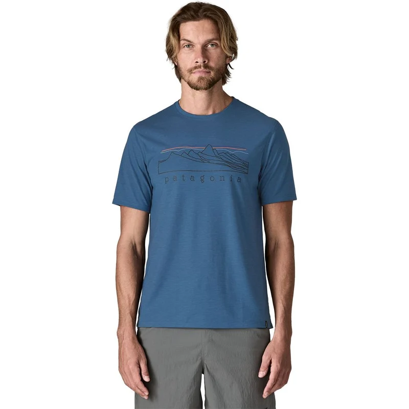 Patagonia M's Capilene Cool Trail Herren T-Shirt - Stratapeaks aquatic blue