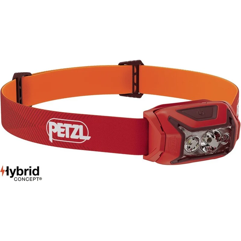Petzl Actik Stirnlampe red