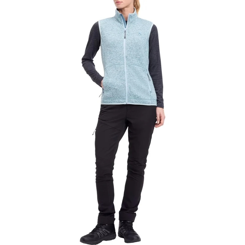 McKinley Damen Fleece-Weste Skeena Vst melange blue light