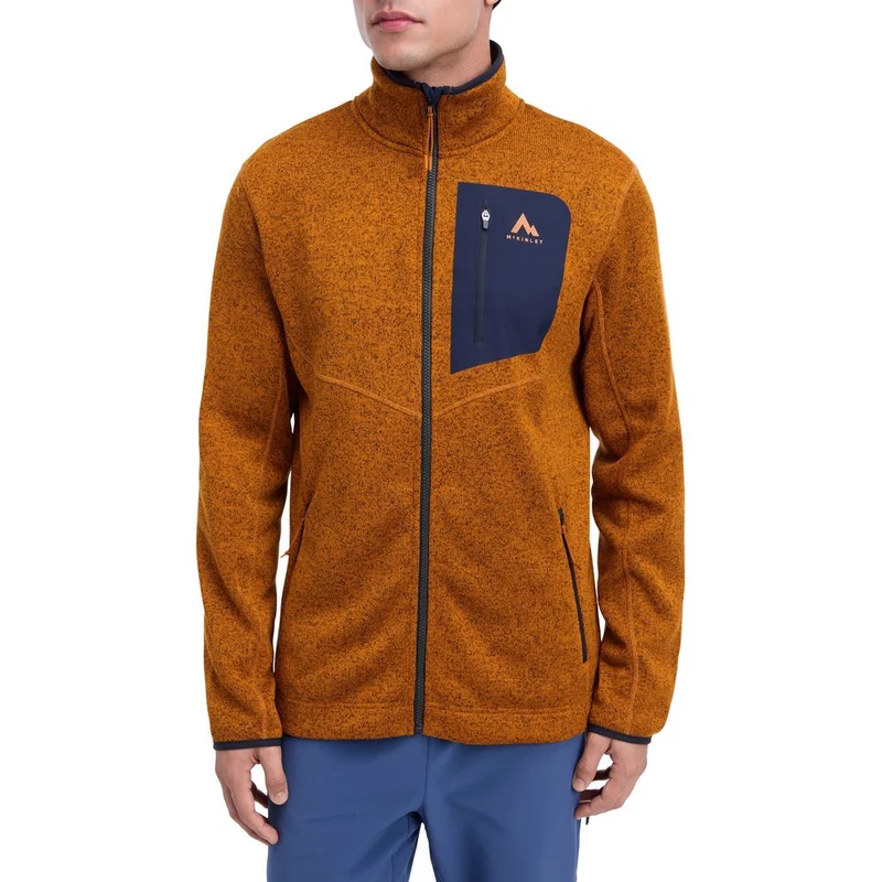 McKinley Herren Fleecejacke Skeena III melange brown