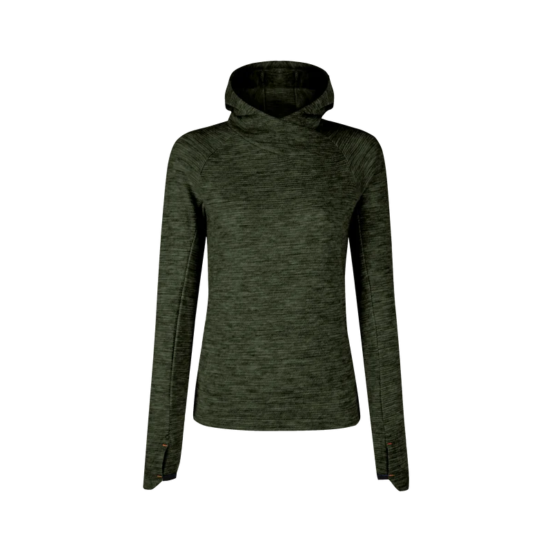 VERSANTE MERINO HOOD.L/S TEE W