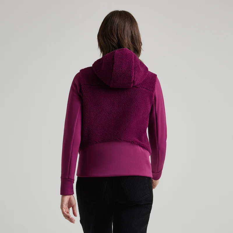 SHERPA MIX JACKET WOMAN