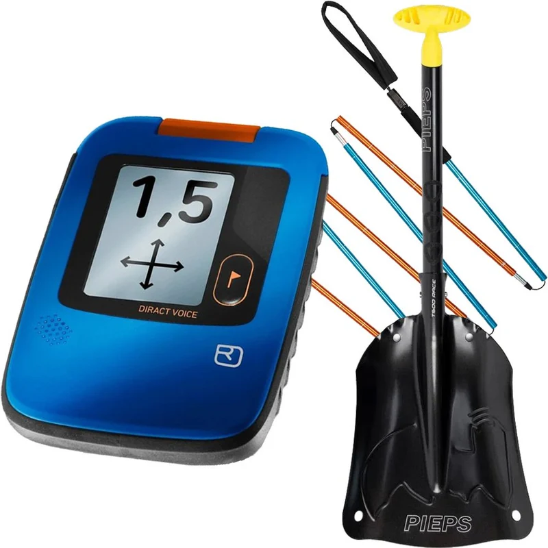 LVS Komplettset Ortovox Diract Voice + Pieps T 500 Race Lawinenschaufel + LACD Express Evo Sonde