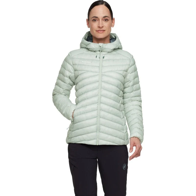 Mammut Lucendro IN Hooded Jacket Damen Isolationsjacke silver sage-strata