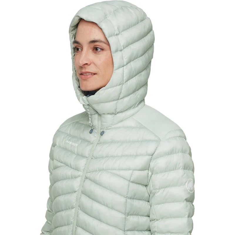 Mammut Lucendro IN Hooded Jacket Damen Isolationsjacke silver sage-strata