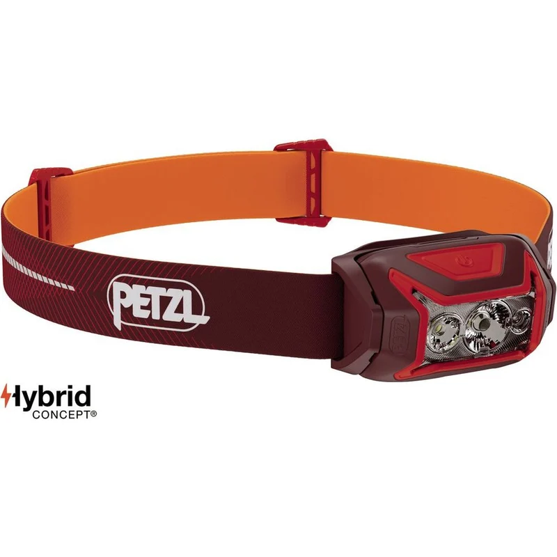 Petzl Actik Core Stirnlampe red