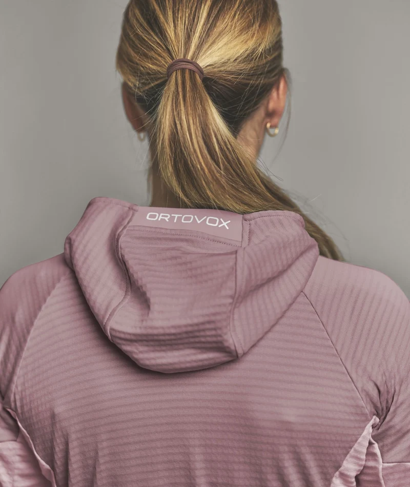 FLEECE LIGHT GRID HOODY W