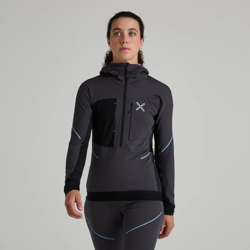 RITMO PTC AIRCORE HALF ZIP MAGLIA WOMAN